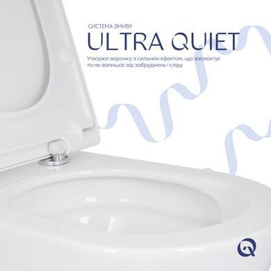 Унитаз подвесной Qtap Scorpio ML Ultra Quiet 520&times;365&times;365 мм, с сиденьем Soft-close MagLock, White QTSCOML26W49624