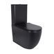 Унитаз напольный Qtap Robin Ultra Quiet безободковый с сиденьем Soft-Close MATT BLACK QT13226083AMB
