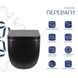 Унитаз подвесной Qtap Gemini безободковый с сиденьем Soft-close QT2533076EUQMB