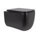 Унитаз подвесной Qtap Gemini безободковый с сиденьем Soft-close QT2533076EUQMB