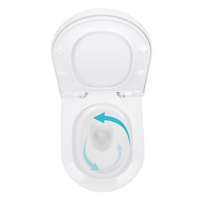 Унитаз подвесной Qtap Robin ML Ultra Quiet 520&times;365&times;365 мм, с сиденьем Soft-close MagLock, White QTROBML26W49623