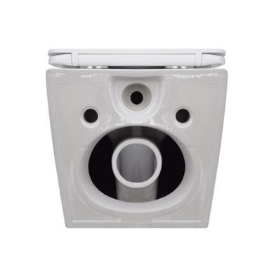 Унитаз подвесной Qtap Jay безободковый с сиденьем Soft-close QT07335175W