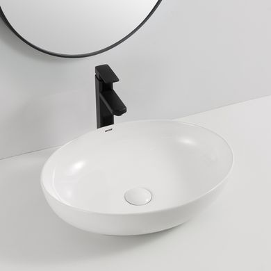 Раковина накладна Mixxus Premium ELLIPSE-0102 515х400х130mm (MP6551)