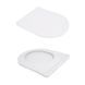 Унитаз подвесной Qtap Jay безободковый с сиденьем Soft-close QT07335175W
