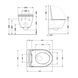 Унитаз подвесной Qtap Robin ML Ultra Quiet 520&times;365&times;365 мм, с сиденьем Soft-close MagLock, White QTROBML26W49623