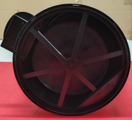 Мусорное ведро с плавным закрытием круглое Mixxus Ellipse-TC0212 SS Color 12л (цвет нержавейка) (MI8399)