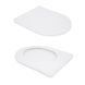Унитаз подвесной Qtap Swan безободковый с сиденьем Soft-close QT16335180W