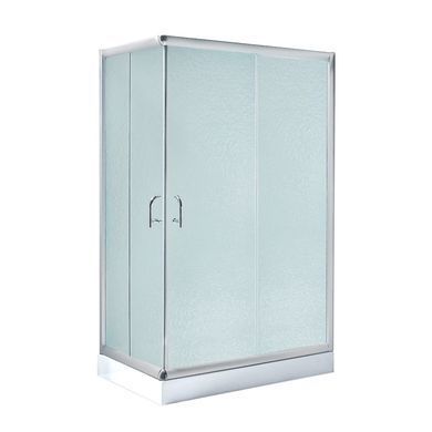 Душевая кабина Lidz Wawel SC100x80.SAT.LOW.FR, стекло Frost 5 мм + Lidz Душевой поддон KAPIELKA ST100x80х14