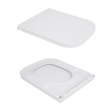 Унитаз-компакт Qtap Cardinal Ultra Quiet безободковый с сиденьем Soft-close QT04222168AUQ3W