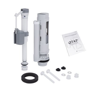 Унитаз-компакт Qtap Cardinal Ultra Quiet безободковый с сиденьем Soft-close QT04222168AUQ3W