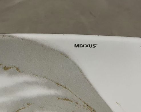 Раковина накладна MIXXUS PREMIUM ELLIPSE-0105 MARBLE-BLACK 600х400х150mm (MP6565)