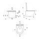 Унитаз подвесной Qtap Scorpio безободковый Ultra Quiet с сиденьем Soft-close QT14332380ASW