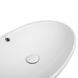 Раковина-чаша Qtap Dove 625х415х150 White с донным клапаном QT06113077W