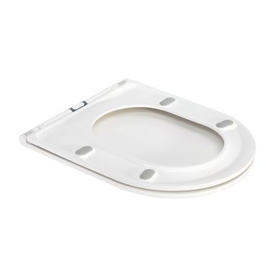Унитаз-компакт Qtap Robin безободковый с сиденьем Soft-close QT13222141ARW