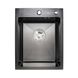 Мийка для кухні Platinum Handmade PVD чорна 400х500х220 (товщина 3,0/1,5 мм + корзина та дозатор в комплекті)