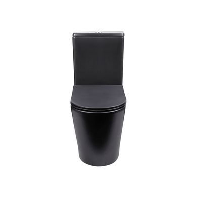 Унитаз-компакт Qtap Scorpio безободковый с сиденьем Soft-close QT14222125ARMB