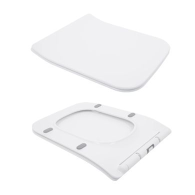 Унитаз напольный Qtap Crow Eco безободковый с сиденьем Soft-close QTCRO27W48750