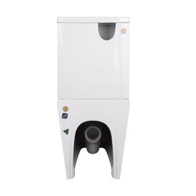 Унитаз напольный Qtap Crow Eco безободковый с сиденьем Soft-close QTCRO27W48750