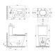 Унитаз-компакт Qtap Scorpio безободковый с сиденьем Soft-close QT14222125ARMB