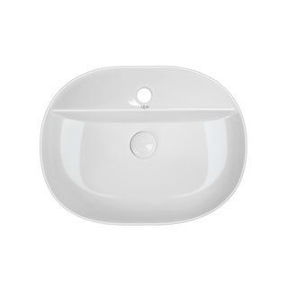 Раковина-чаша Qtap Scorpio 505x385x120 White с донным клапаном QT14112202W