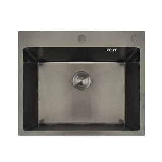 Мийка MIXXUS MH6050 GRAPHITE (MH6050 NANO-BLACK) (3.0/0.8) з нерж. сталі (колір графіт) (MX1933)