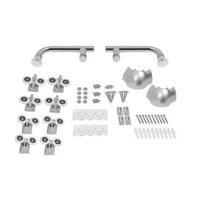 Душевая кабина Lidz Wawel SC120x80.SAT.LOW.FR, стекло Frost 5 мм + Lidz Душевой поддон KAPIELKA ST120x80х14