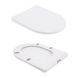 Унитаз напольный Qtap Swan Eco Ultra Quiet с сидением Soft-close 640x360x835 мм QTSWA27W48748 White