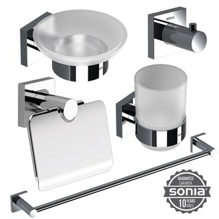 Набор аксессуаров для ванной SONIA LINE KIT (5 предметов)