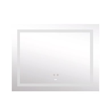 Дзеркало Lidz Kubis 1000х800 з LED-підсвічуванням Touch, з антизапотіванням, з диммером, рег. яскравості LD78LF61410080