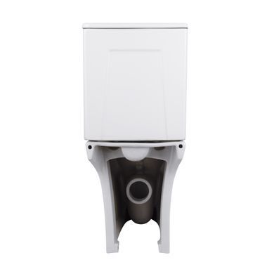 Унитаз-компакт Qtap Presto безободковый с сиденьем Soft-close QT24221217AW