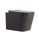 Унитаз подвесной Tern Ultra Quiet 490&times;365&times;325&nbsp;мм, Anthracite, с сиденьем Slim Duroplast / Soft-close / Quick Release QT17332303ASAN Qtap