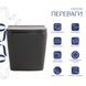 Унитаз подвесной Tern Ultra Quiet 490&times;365&times;325&nbsp;мм, Anthracite, с сиденьем Slim Duroplast / Soft-close / Quick Release QT17332303ASAN Qtap