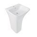 Раковина напольная моноблок Qtap Crow 445x420x840 White QT0511G315WN
