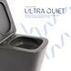 Унитаз подвесной Tern Ultra Quiet 490&times;365&times;325&nbsp;мм, Anthracite, с сиденьем Slim Duroplast / Soft-close / Quick Release QT17332303ASAN Qtap