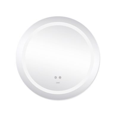 Дзеркало Lidz Aria R600 з LED-підсвічуванням Touch, з антизапотіванням, з диммером, рег.
