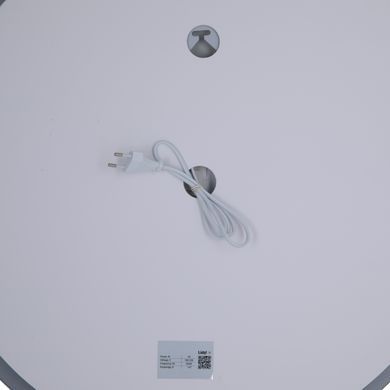 Дзеркало Lidz Aria R600 з LED-підсвічуванням Touch, з антизапотіванням, з диммером, рег.
