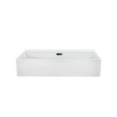 Раковина Qtap Nando LT 600х440х130 White с донным клапаном QT12112173W