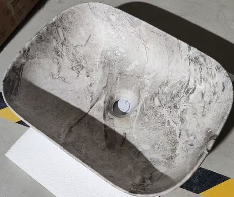 Раковина накладна MIXXUS PREMIUM DIVERSE-0113 MARBLE 455х325х135mm (MP6544)