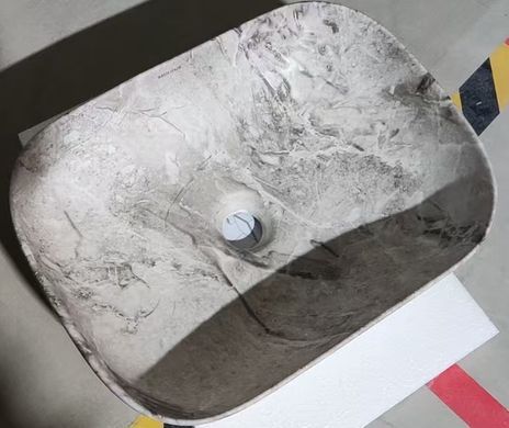 Раковина накладна MIXXUS PREMIUM DIVERSE-0113 MARBLE 455х325х135mm (MP6544)