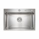 Кухонная мойка Platinum Handmade 650х450х220 (толщина 3,0/1,5 мм корзина и дозатор в комплекте)