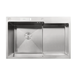 Мийка MIXXUS MH7849L-HK SS COLOR (MH7849L-HK NANO-SILVER)(3.0/0.9) з н.ст "Глибоке крило" з підст. під ножі(нерж.) (MX1935)