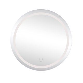 Дзеркало Lidz Aria R800 з LED-підсвічуванням Touch, з антизапотіванням, з диммером, рег.