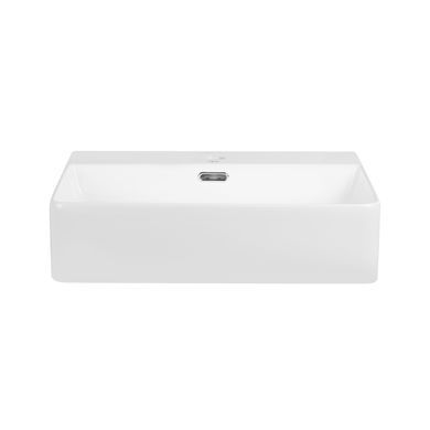 Раковина Qtap Nando LT 500х420х130 White с донным клапаном QT12112173SW