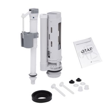 Унитаз-компакт Qtap Nando безободковый с сиденьем Soft-close QT12221222AW