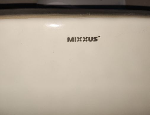 Раковина врізна під стільницю MIXXUS PREMIUM ELLIPSE-1701 570х385х205mm з переливом (MP6566)
