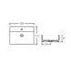 Раковина Qtap Nando LT 500х420х130 White с донным клапаном QT12112173SW