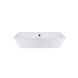 Комплект Qtap Virgo: Раковина подвесная прямоугольная 600x420x140 мм White + Донный клапан PU02O