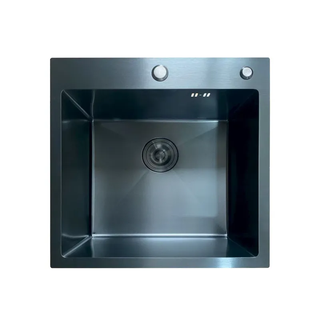 Мийка Mixxus MH5050 Micro Decor Black (3.0/0.8) з нерж. сталі (колір чорний) (MI8215)