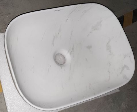 Раковина накладна Mixxus Premium DIVERSE-0112 MARBLE 455х325х135mm (MP6543)