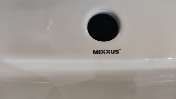Раковина накладна Mixxus Premium BEVEL-0203 600х405х120mm з отвором під змішувач (MP6513)
